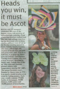 Tracy Rose Metro Newspaper 2011